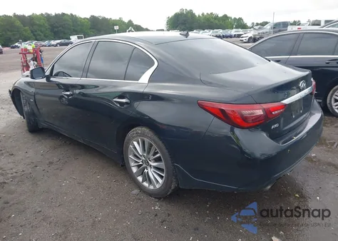 2018 Infiniti Q50 3.0T Luxe из США, поврежденный, VIN JN1EV7AR5JM610552